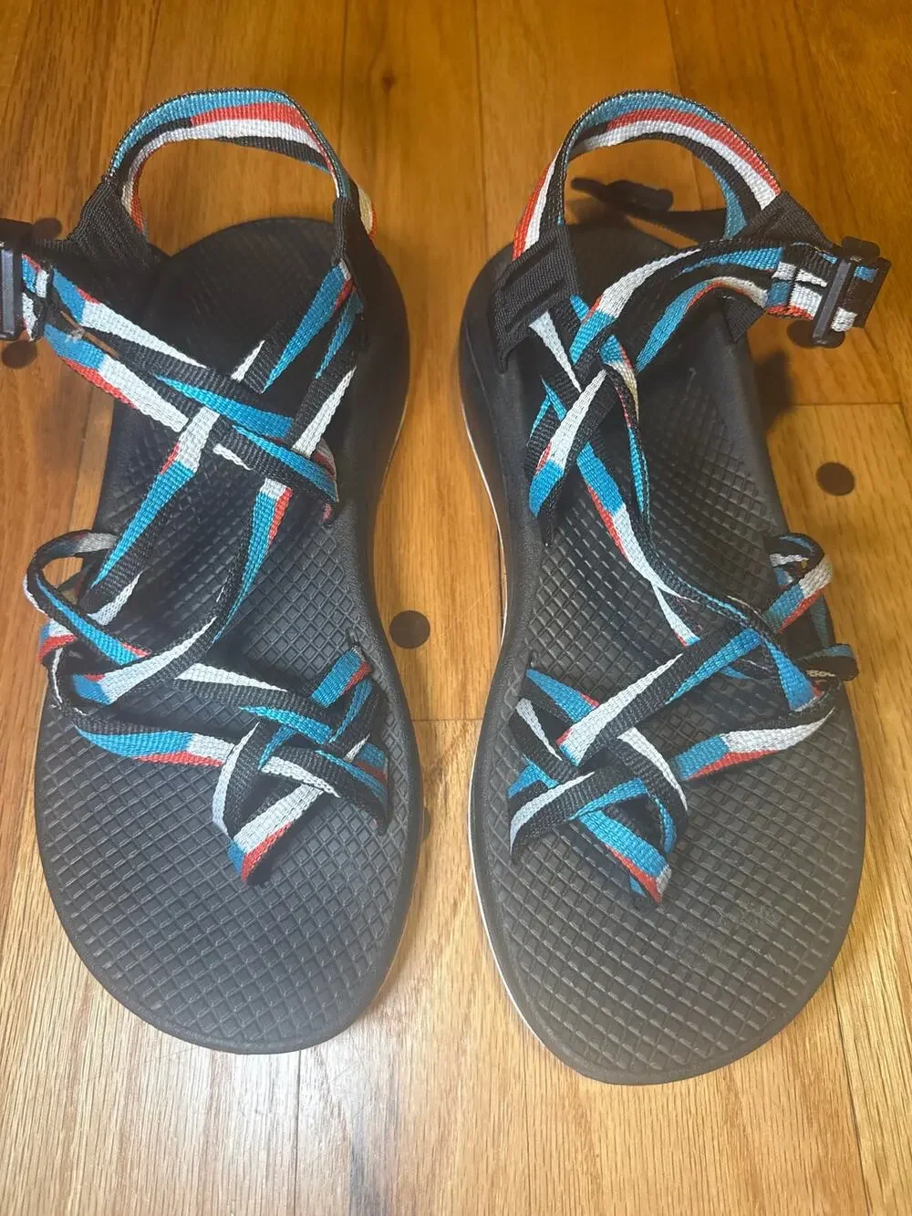 Chaco Z/1 Classic Sport Sandals Blue Webbing Women’s Size 9